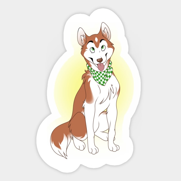 Siberian Husky Sticker by mariamar